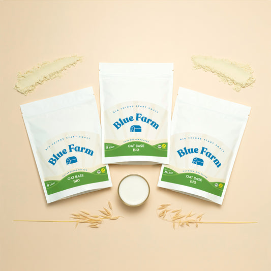 Dein flexibles Haferdrinkpulver Abo von Blue Farm