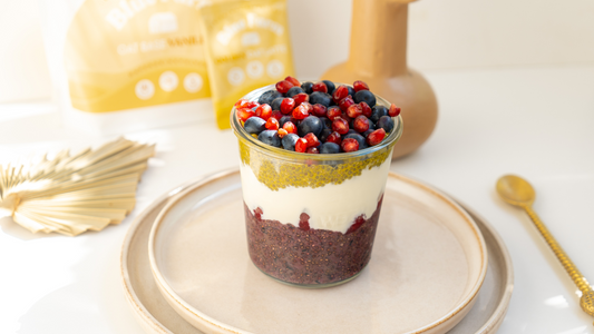 Golden Blueberry Chia Pudding