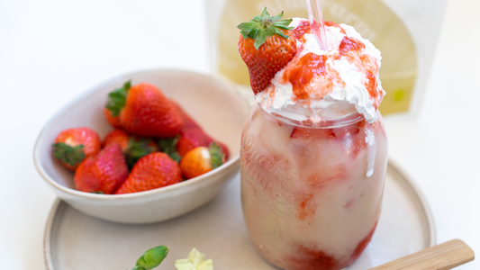 Strawberry-Vanilla Milkshake