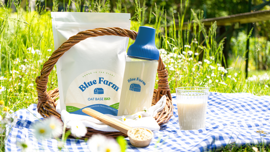 Blue Farm goes Bio: der erste Bio-Haferdrink zum Selbermischen