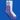 Blue Farm Socken mit Originaldesign vor blauem Hintergrund